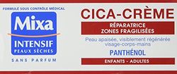 Mixa Intensif Peaux Sèches - Cica-Crème Réparatrice Zones Fragilisées - 50 ml