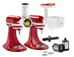 KitchenAid Kit di Accessori OMNIFOOD (5KSMFGA + 5KSMFVSP + 5KSMVSA) 5KSM2FPPC, Plastica, Acciaio