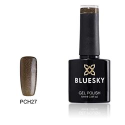 Bluesky Gel Nail Polish, Brown Sparkle, Pch27, Long Lasting, Chip Resistant, 10 ml (Requires Curing Under UV LED Lamp)