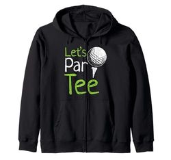 Let's Par Tee divertente amanti del golf e golfista del fine settimana Felpa con Cappuccio