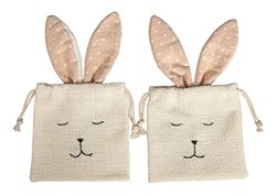 Rayher Sacchetto stoffa coniglio, 12x21cm, bus.blis. 2pz, 46687000