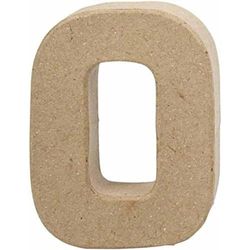 Letra, pequeña, altura: 10 cm, grosor 1,7 cm, O, 1 pieza, ancho: 7,8 cm