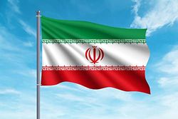 OEDIM Vlag van Iran | 150 x 85 cm | versterkt en met naden | vlag met 2 metalen ogen en waterdicht