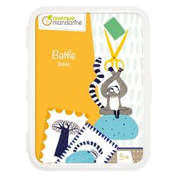 Clairefontaine ES-Un jeu de 48 cartes Battle Shifumi en boite plastique refermable Card Game 1, multicolor, Rock, Paper, Scissors Rhodia CO181C