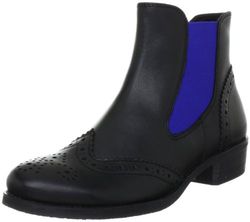 s.Oliver Selection 5-5-25357-39 - Botines Fashion de Cuero para Mujer, Color Negro, Talla 37