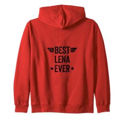 Best Lena Ever Sudadera con Capucha