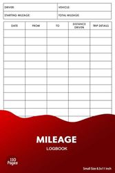 Mileage Log Book: Vehicle Mileage Tracker To Record And Track Your Daily Mileage For Business or Personal Taxes