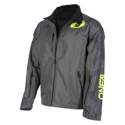 O'NEAL | Giacca Mountain Bike | MTB Mountain Bike DH FR Freeride Grigio Giallo Neon | Taglia L
