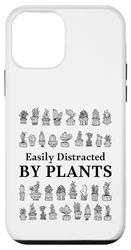 Facilmente distratto da piante, amanti delle piante divertente giardiniere Custodia per iPhone 12 mini