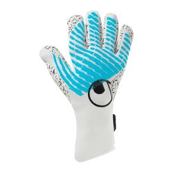 uhlsport Gants de Gardien de But de Football Fangmaschine Cybertec - Supergrip+ Mousse adhésive avec Protection des Doigts