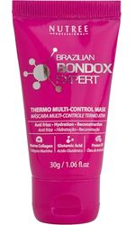 Mascarilla Térmica Hair Brasil BONDOX 30g - Aceites de karité, almendra y oliva Colágeno de algas marinas Repara la elasticidad y flexibilidad del cabello, lo suaviza, lo hidrata y le da brillo