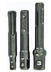 TIVOLY 11501320019 - Set di 3 porta bussole SDS+ (1/4"+3/8"+1/2"), non incluso