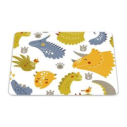 Questo Casa, Rectangle Digital Printed Mouse Pad, Non-Slip Base, for Office and Home, Size: 22 x 18 cm