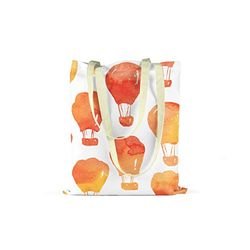 Bonamaison Tryckt tygväska, återanvändbar livsmedelsväska, shoppingväska, maskintvättbar, vikbar, tygpåse med handtag, storlek: 34 x 40 cm