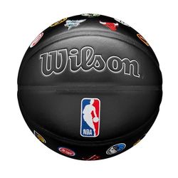WILSON NBA All Team Premiere Basketbal - Zwart/Veelkleurig, Maat 7-29.5"