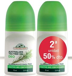 LEVANDIET CORPORE - Set Deodorante Tea Tree Oil 2 unità 50, Colore: Nero, Standard