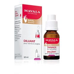 Mavala - Diluant pour Vernis à Ongles Trop Épais - Produit de Manucure Fluidifiant Efficace - Bouchon Doseur - Format 10ml Économique - Flacon Recyclable - 10ml