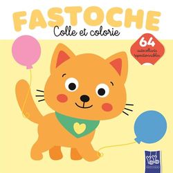 Fastoche - Colle et colorie: Couverture chat