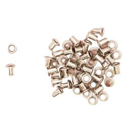 Craftelier - Pack of 50 Mini Eyelets Ideal for Card Making, Scrapbooking and Other Crafts | Suitable for Ev, Tags or Album Covers | External Diameter: 0.5 cm – Silver