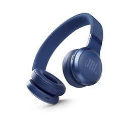JBL LIVE 460NC, Cuffie On-Ear Wireless Bluetooth con Cancellazione Adattiva del Rumore, Cuffia Pieghevole Senza Fili per Musica, Chiamate e Sport, Fino a 50h di Autonomia, Blu