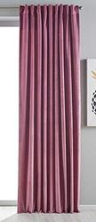 Gardinenbox Milano 20357 Rideau occultant en Velours avec Passants et Cordon de Serrage et Cordon de Serrage raccourcis, Rose Vieilli 280 x 135 cm, 20357
