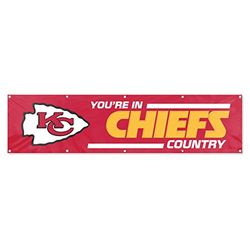 Party Animal Kansas City Chefs 20 cm x 20 cm NFL-banderoll
