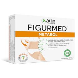 Arkopharma Figurmed Metabol Pack 30 Cápsulas, Reduce Contorno de Cintura, Perímetro Abdominal y Contorno de Brazo, Pérdida de Peso + Asesoramiento Nutricional