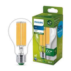 Philips LED Lamp E27 - Wit Licht - 100 W - Transparant