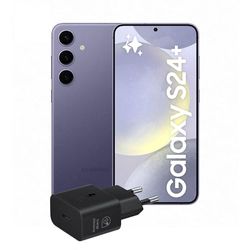 Samsung Galaxy S24+ Smartphone AI, Caricatore incluso, Display 6.7'' QHD+ Dynamic AMOLED 2X, Fotocamera 50MP, RAM 12GB, 256GB, 4.900 mAh, Cobalt Violet [Versione italiana]