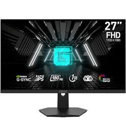 MSI G274F 27 Inch FHD Gaming Monitor - 1920 x 1080 IPS Panel, 180 Hz / 1ms, 134% sRGB Colour Gamut / G-SYNC Compatible- DP 1.2a, HDMI2.0 CEC