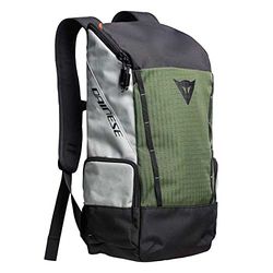 DAINESE - D-Throttle Explorer - Zaino Moto da 27L da Viaggio, Pratico, Capiente e Versatile, con Scomparto per Computer, Verde Salvia, 27 Litri
