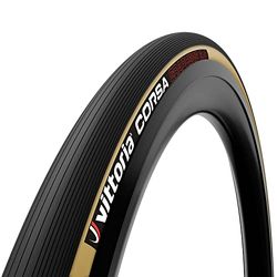 Vittoria Corsa Pneu de vélo Unisexe, Noir/Para, 700 x 32 c
