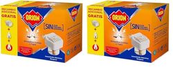 Orion - Insecticida Eléctrico para Mosquitos, Sin Olor, Sin Perfumes y Sin Alérgenos 1 Aparato + 2 Recambios (Paquete de 2)