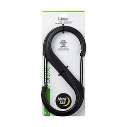 Nite Ize S-biner Double Mousqueton en Plastique 10 Noir Taille