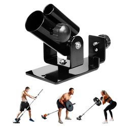 Yes4All Landmine Bevestiging voor Barbell, Verstelbare T Bar Rij Bevestiging, Heavy Duty 360 graden Swivel (zwart)