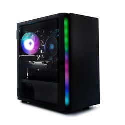 Stormforce Onyx Gaming PC – NVIDIA GeForce GTX 1650 4GB, Intel Core i3-12100F, 2TB SSD, 16GB RAM, WiFi 5, Windows 11, COUGAR Purity Case (Amazon Exclusive)