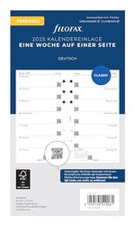 Filofax Personeel 1 week op 1 pagina (Duits) 2025