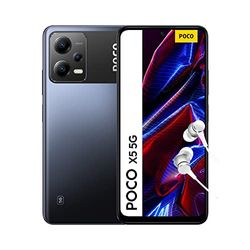 POCO X5 5G Black 8GB RAM 256GB ROM, 6.67” 120Hz FHD+ AMOLED, Snapdragon 695, 48MP Tripple AI Camera, 5000mAh, NFC (UK Version 2 Year Warranty)