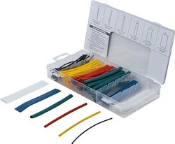 BGS 8123 | Surtido de fundas termorretráctiles | de colores | 100 piezas