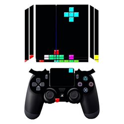 Disagu Design Skin för Sony PS4 liggande + Controller - motiv "Tetris No. 1"