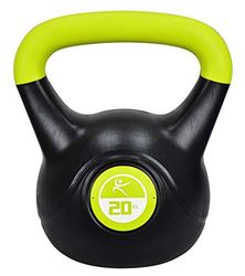 LIFEFIT Vinyl kettlebells, zwart, 20 kg