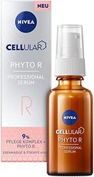 NIVEA Cellular Professional Serum Phyto R (30 ml), växtalternativ till Retinol-serum, fuktgivande anti-rynk-serum för en jämnare hy