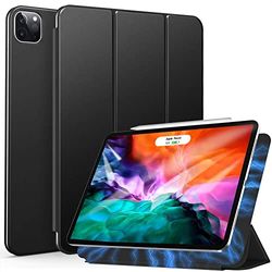 ZtotopCase Magnético Funda para iPad Pro 2022/2021/2020 12.9 Pulgadas, Ultrafina, Fuerte y Magnética, Triple Soporte, para iPad Pro 12.9 2020/2021/2022, Negro