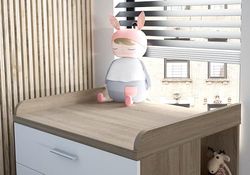 Forte Möbel FORTE Winnie, houtmateriaal, sonoma eiken, B x H x D: 79,9 x 9,2 x 65,7 aankleedkussen
