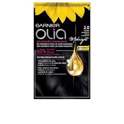 Garnier Olia Coloración Permanente Sin Amoniaco Para Un Olor Agradable Con Aceites Florales De Origen Natural - Negro Diamante 2.0