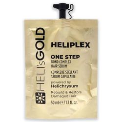 Helis Gold Heliplex One Step - Siero per capelli, unisex, 1,7 oz, 50 ml