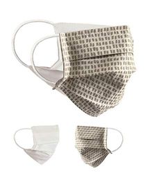 Community Masks 2-pack set unisex makeshift mask reversible mouth protection mask mouth and nose protection reversible mask with print cotton BCI washable