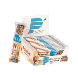Power Barr 40% Protein Plus Crisp Caramel Peanut Butter 12x40g - High Protein Low Sugar Bar