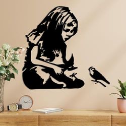 Elegant svart dekorativ metallväggtillbehör, 54 x 72 cm | 100% metall, 1,5 mm tjocklek | Easy Wall Mounting, snygg heminredning accent