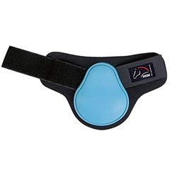 HKM Premium Slobkousen/Voetkappen Aqua/Svart Varmt Blod
